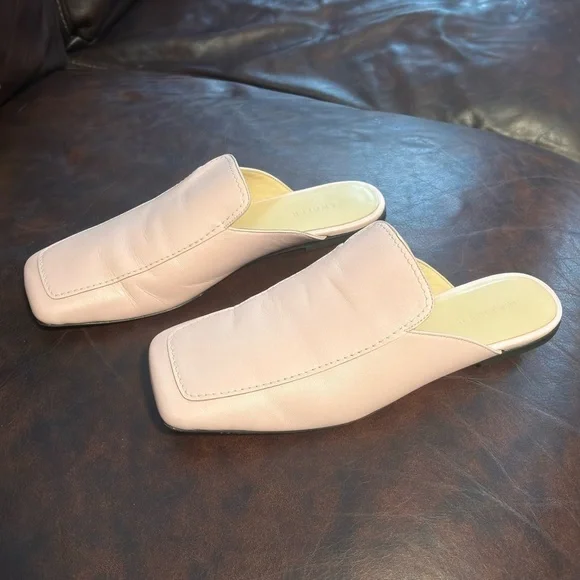 Wandler size 38 Easter pink leather mules